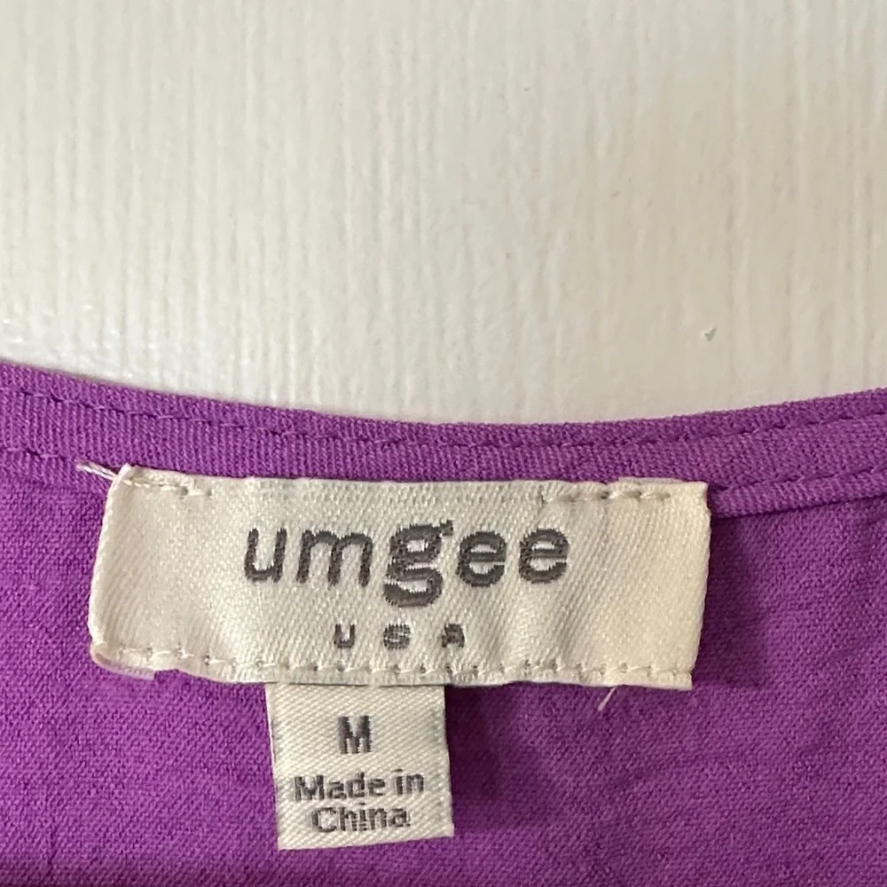 Boutique Umgee Purple Tiered Dress